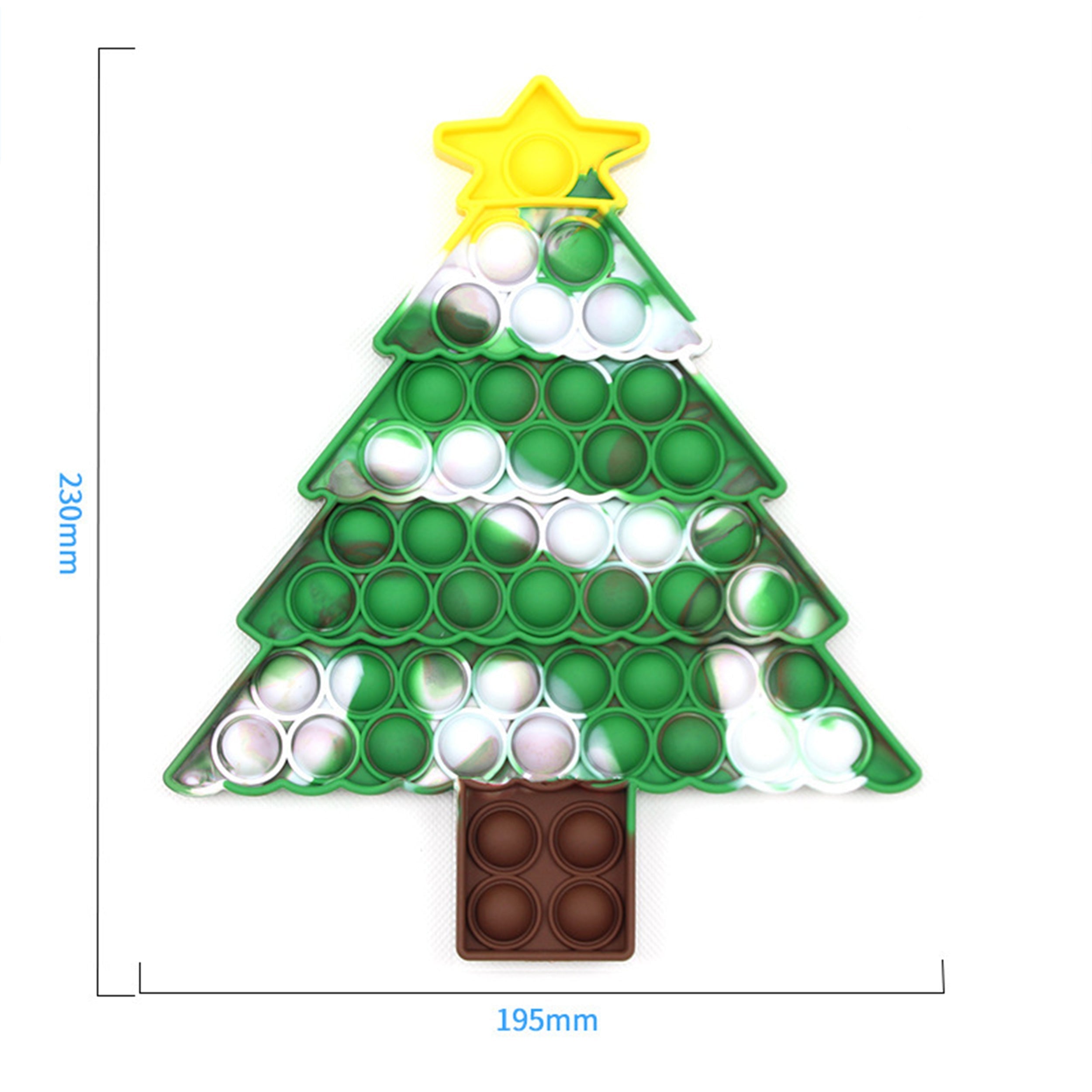 Christmas Tree Pop it fidget toys