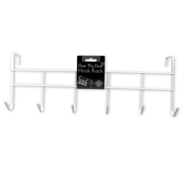 White Over The Door Hook Rack