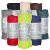 Buy Lightweight Fleece Blankets - Bulk Winter Accessories Wholesale Case of 24 Blankets