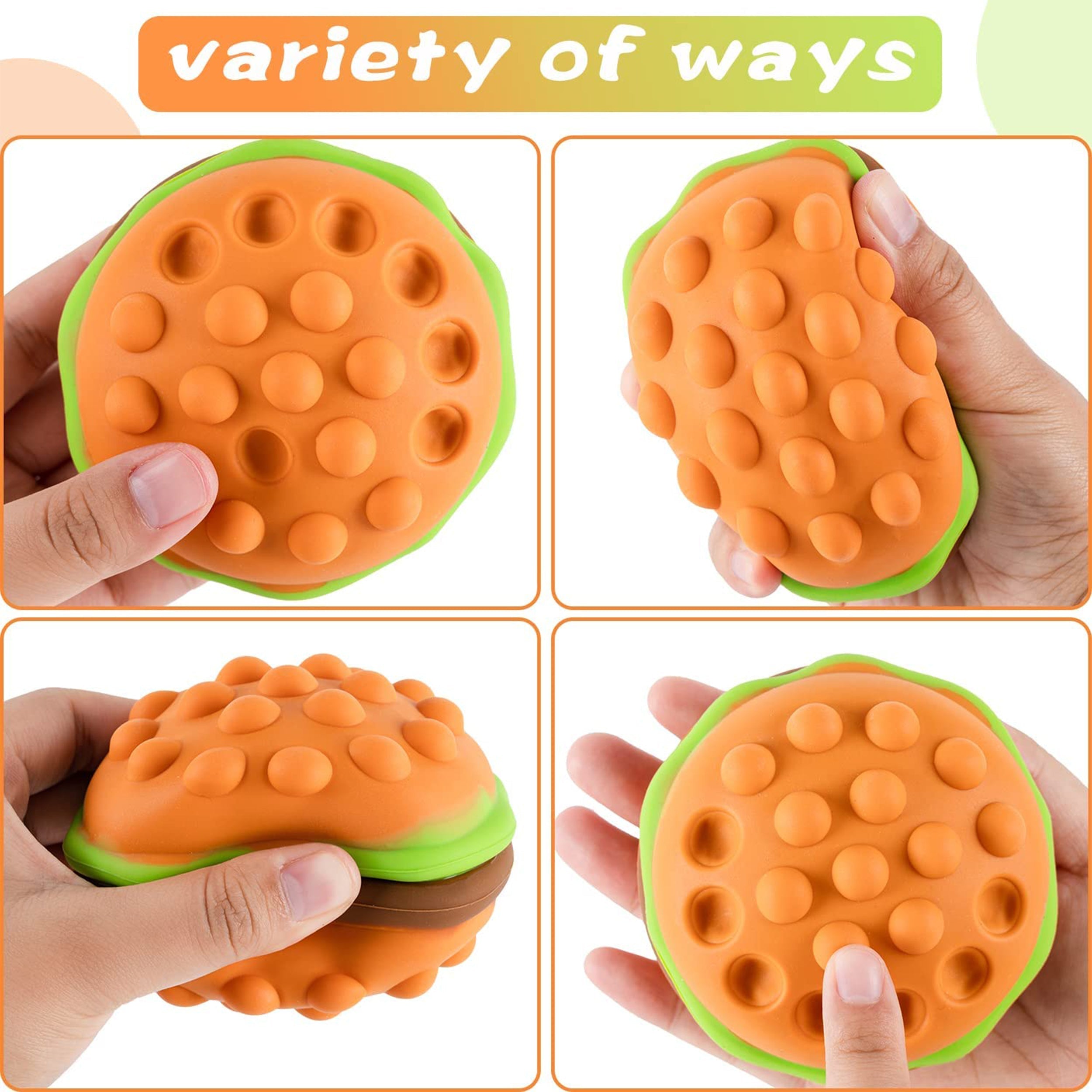 Hamburger Ball Pop it fidget toys