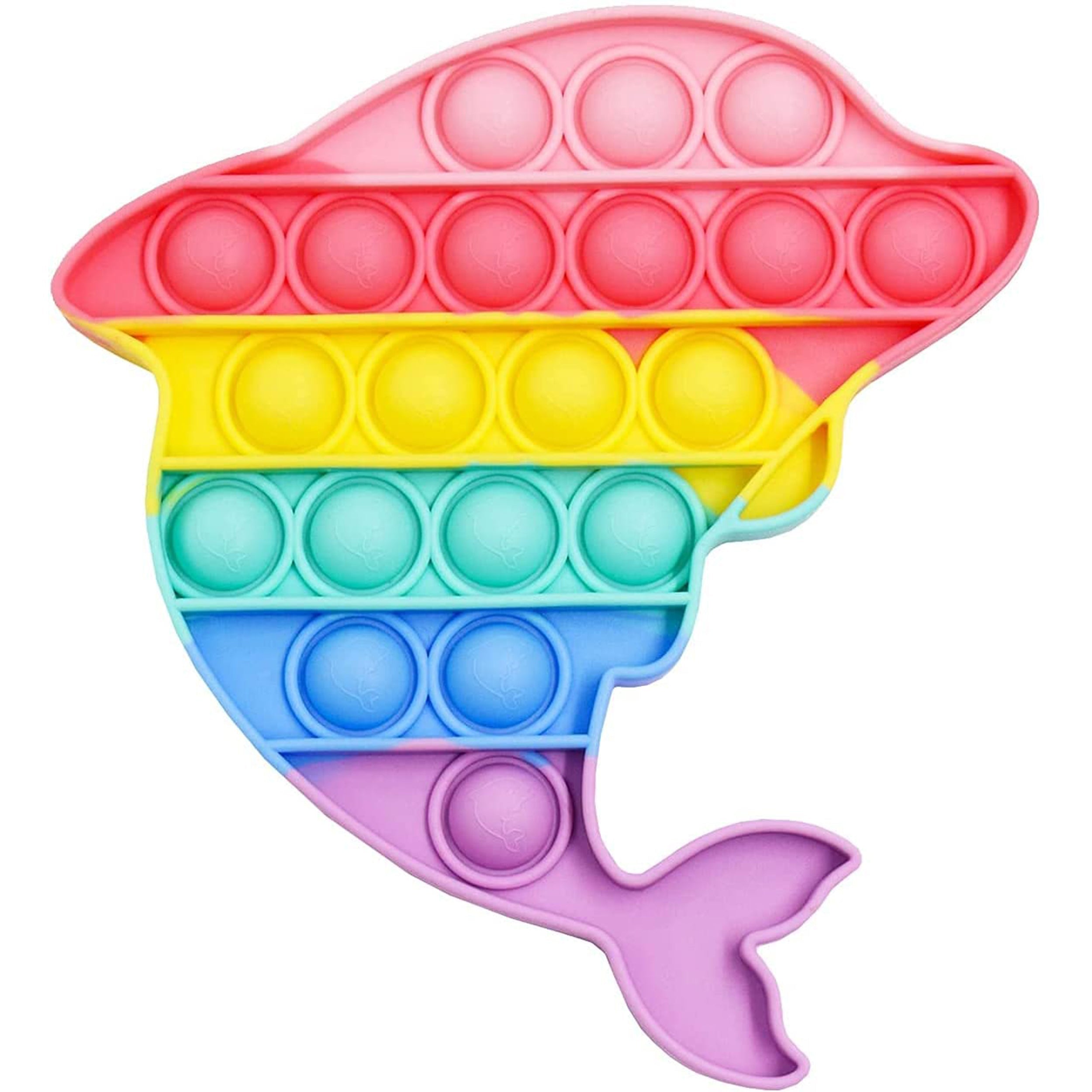 Macaron Dolphin Shape Pop it Fidget Toys