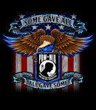 Wholesale POW MIA SOME GAVE ALL SHORT SLEEVE TEE SHIRT  (Sold by the piece)