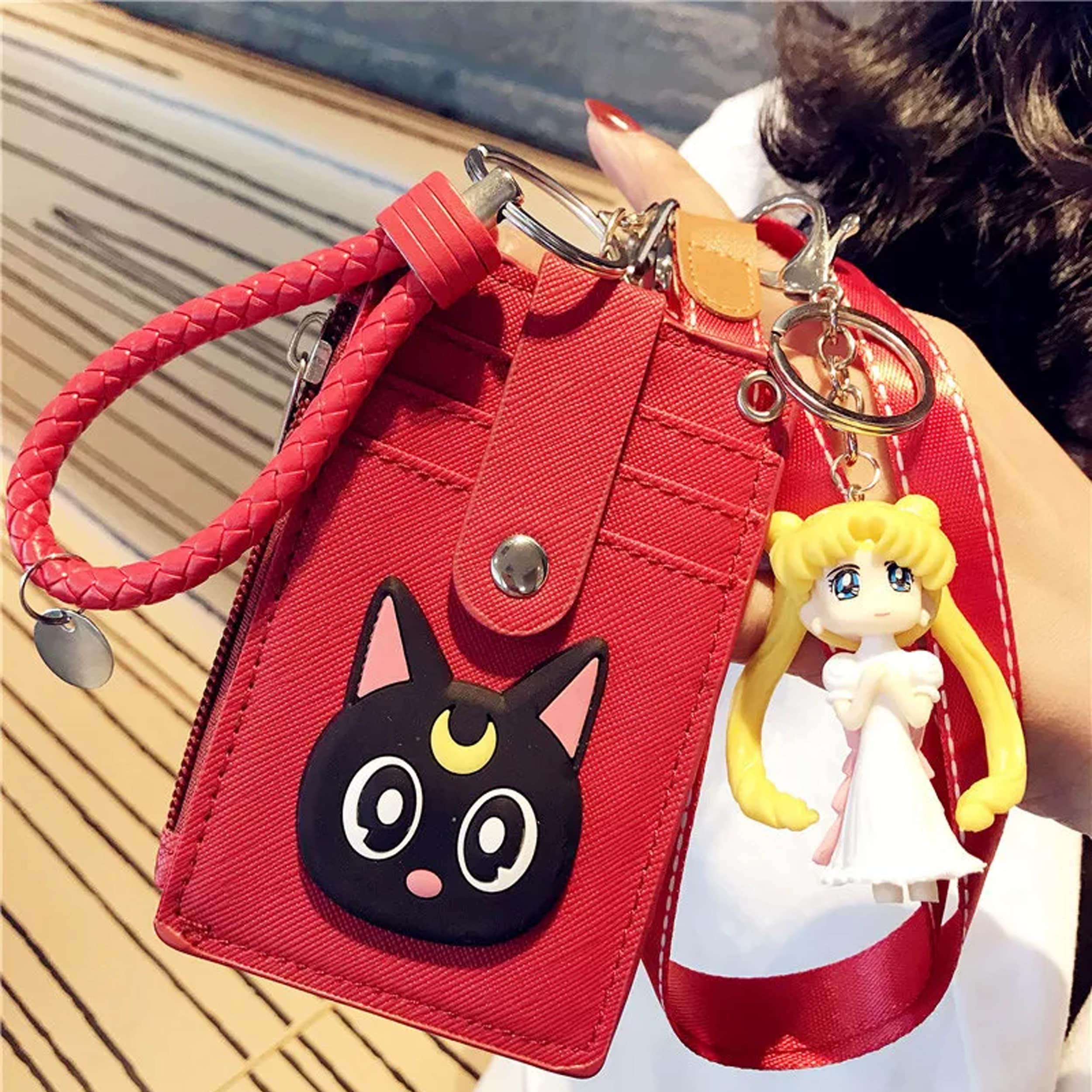Pocket IDs Bag With Keychains