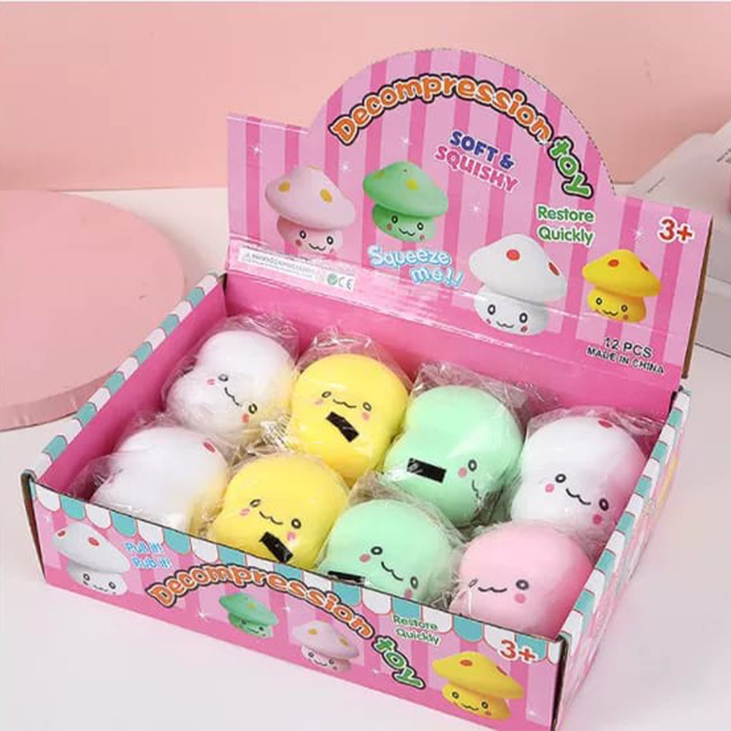 Mushroom Shaped Squishy Toy