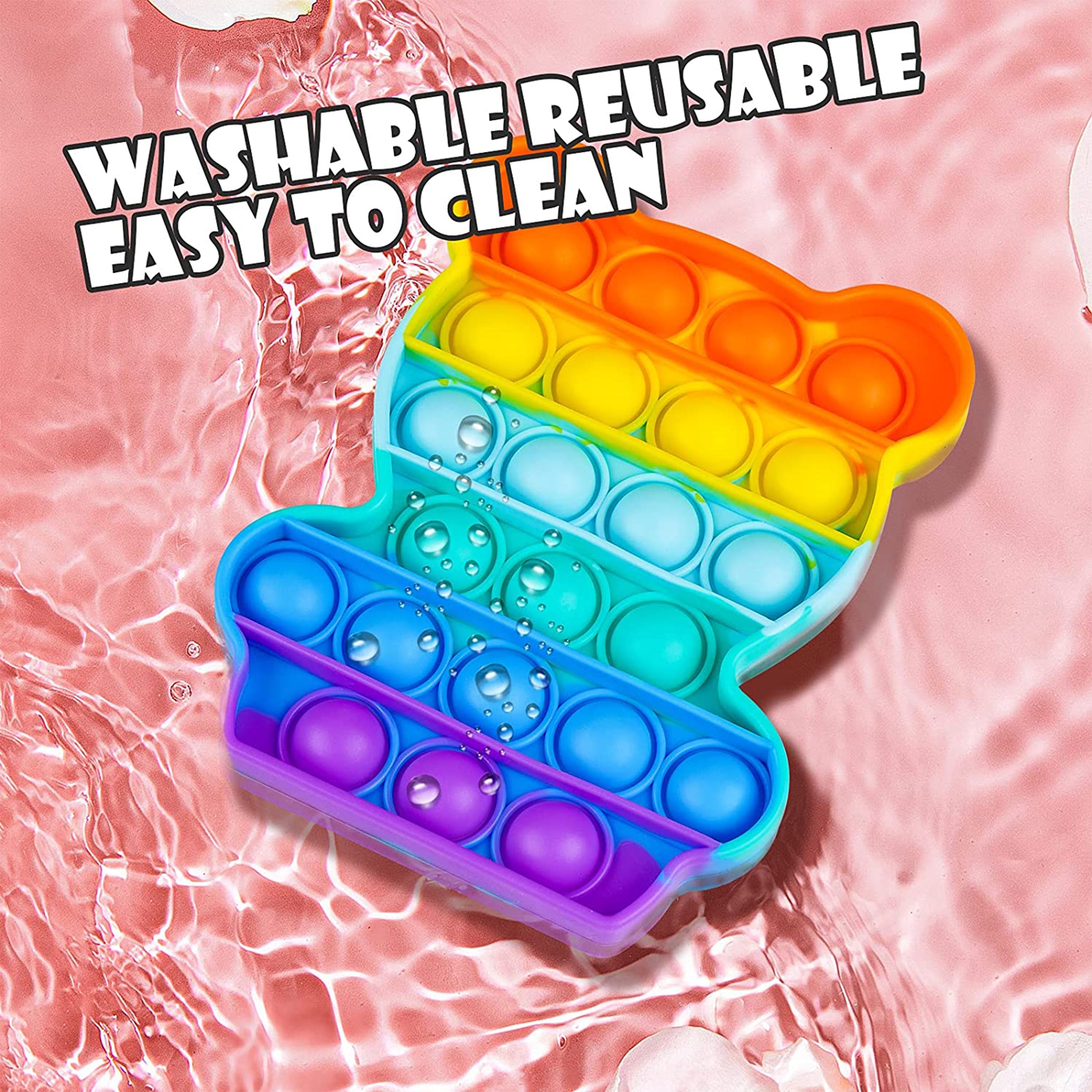 Pop It Bear Push Pop Fidget 