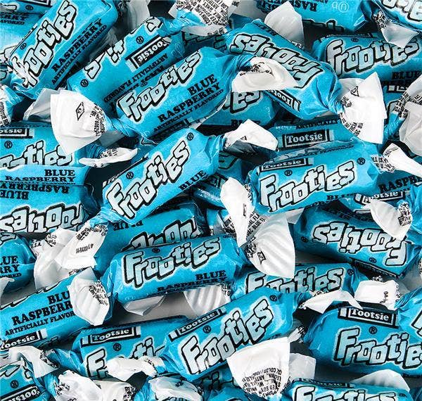 Buy TOOTSIE FROOTIES BLUE RASPBERRY in Bulk
