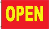 Wholesale RED AND YELLOW OPEN 3 X 5 FLAG ( sold by the piece )